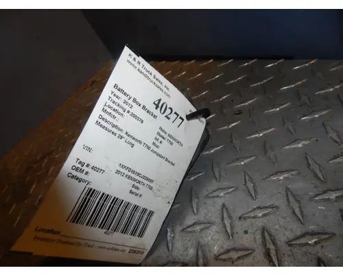KENWORTH T700 Brackets, Misc.
