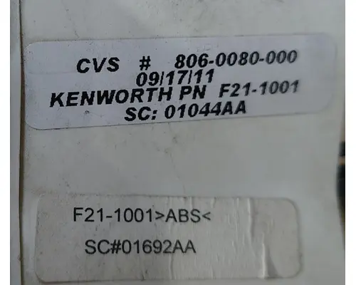 KENWORTH T700 Temperature Control