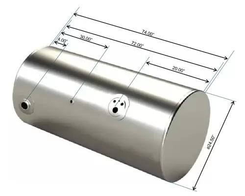 KENWORTH T800 1986-2007 FUEL TANK