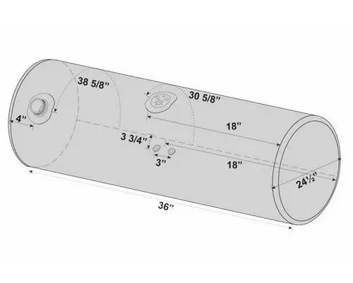 KENWORTH T800 1986-2007 FUEL TANK