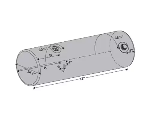 KENWORTH T800 1986-2007 FUEL TANK