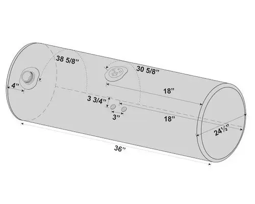 KENWORTH T800 1986-2007 FUEL TANK