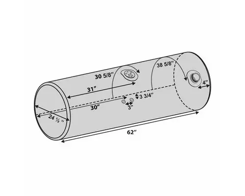 KENWORTH T800 1986-2007 FUEL TANK