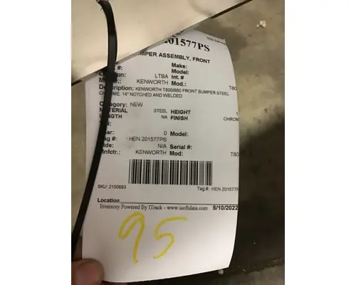 KENWORTH T800B 2004-2020 BUMPER ASSEMBLY, FRONT