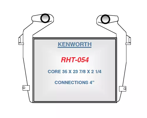 KENWORTH T800H ChargeAirCooler