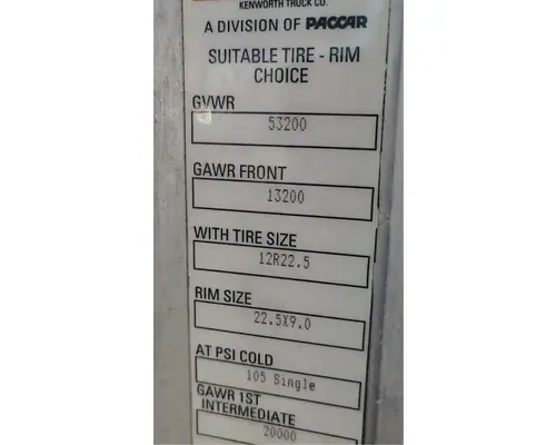 KENWORTH T800 Axle Assembly, Front (Steer)