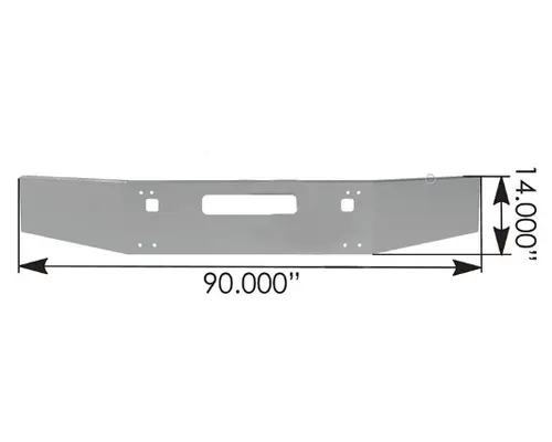 KENWORTH T800 BUMPER-COMPLETE
