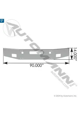 KENWORTH T800 Bumper Assembly, Front