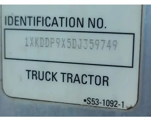 KENWORTH T800 Cab Assembly