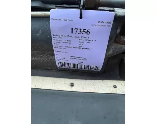 KENWORTH T800 Cooling Assy. (Rad., Cond., ATAAC)