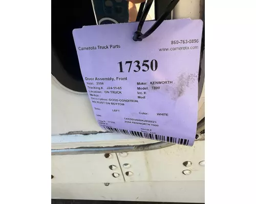 KENWORTH T800 Door Assembly, Front