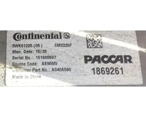 KENWORTH T800 Electronic Engine Control Module