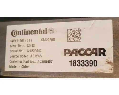 KENWORTH T800 Electronic Engine Control Module