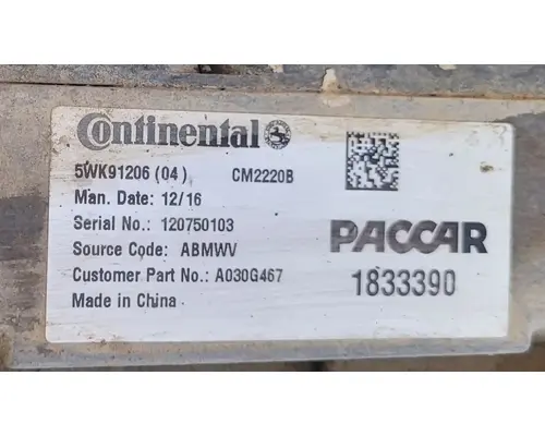 KENWORTH T800 Electronic Engine Control Module