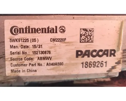 KENWORTH T800 Electronic Engine Control Module