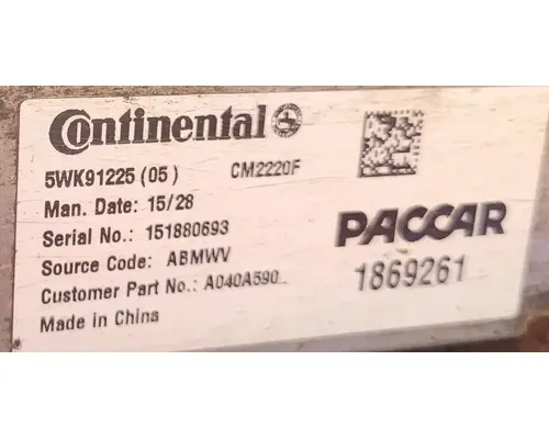 KENWORTH T800 Electronic Engine Control Module