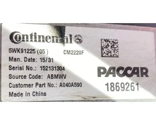 KENWORTH T800 Electronic Engine Control Module