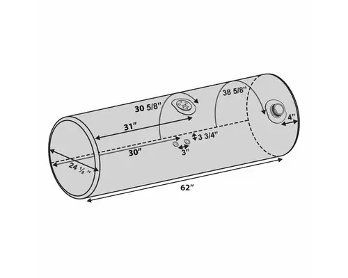 KENWORTH T800 FUEL TANK