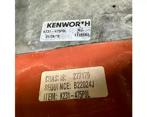 KENWORTH T800 Fuel Tank StrapHanger
