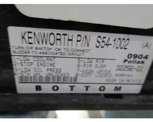 KENWORTH T800 GAUGE CLUSTER