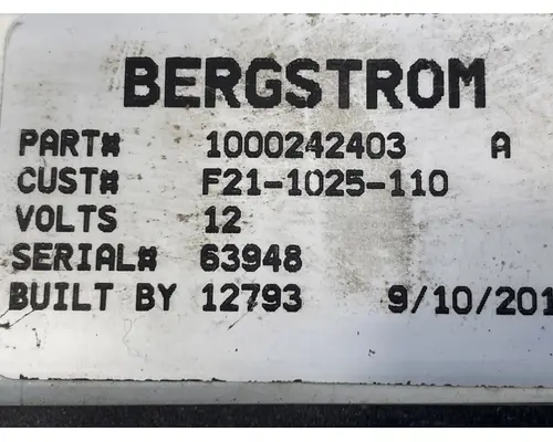 KENWORTH T800 Heater or Air Conditioner Parts, Misc.