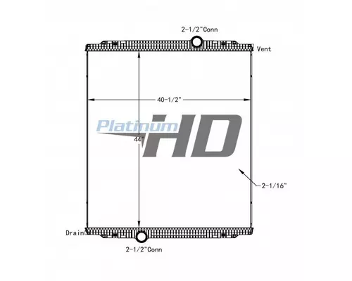 KENWORTH T800 RADIATOR ASSEMBLY
