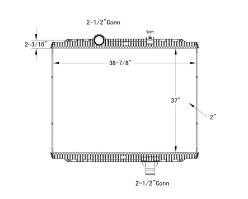 KENWORTH T800 Radiator