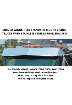 KENWORTH T800 SUN VISOR, EXTERIOR