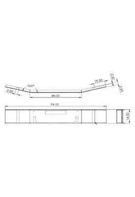 KENWORTH T880 2012-2025 BUMPER ASSEMBLY, FRONT