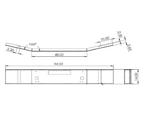 KENWORTH T880 2012-2026 BUMPER ASSEMBLY, FRONT