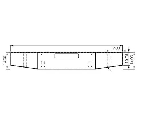 KENWORTH T880 2012-2026 BUMPER ASSEMBLY, FRONT