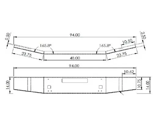 KENWORTH T880 2012-2026 BUMPER ASSEMBLY, FRONT