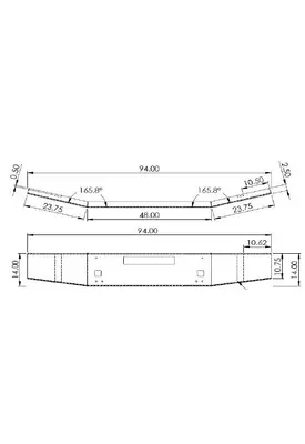 KENWORTH T880 2012-2026 BUMPER ASSEMBLY, FRONT