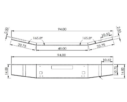 KENWORTH T880 2012-2026 BUMPER ASSEMBLY, FRONT
