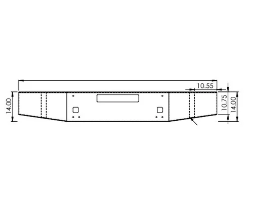 KENWORTH T880 2012-2026 BUMPER ASSEMBLY, FRONT