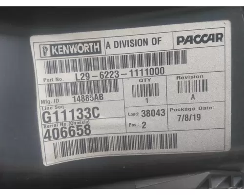 KENWORTH T880 2013-2025 HOOD