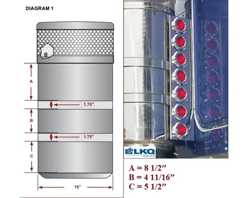 KENWORTH T880 AIR CLEANER