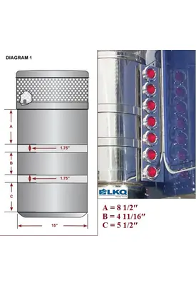 KENWORTH T880 AIR CLEANER
