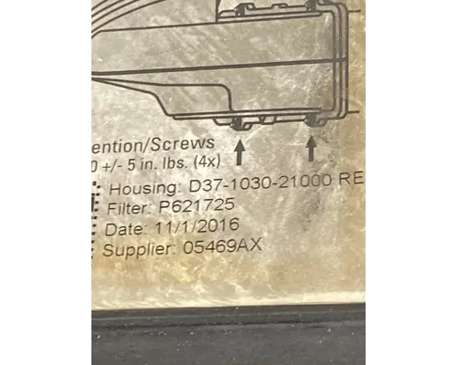 KENWORTH T880 Air Cleaner