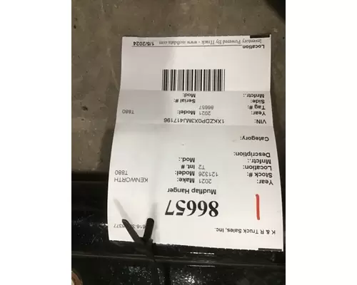 KENWORTH T880 Brackets, Misc.