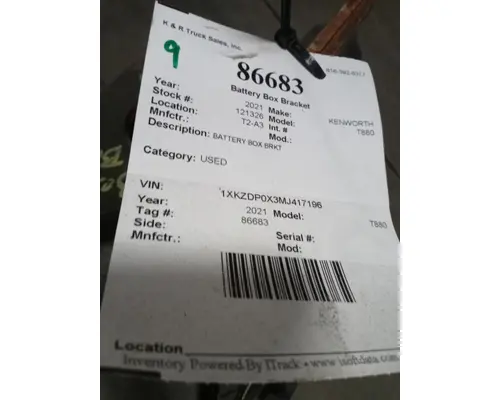 KENWORTH T880 Brackets, Misc.