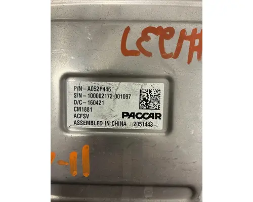 KENWORTH T880 ECM ( DPF, ACM, EGR Maintenance Reminder)