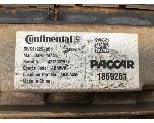 KENWORTH T880 ECM (EGR Maintenance Reminder)