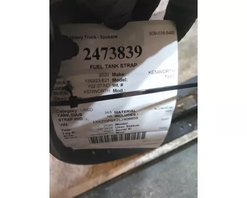 KENWORTH T880 FUEL TANK STRAP