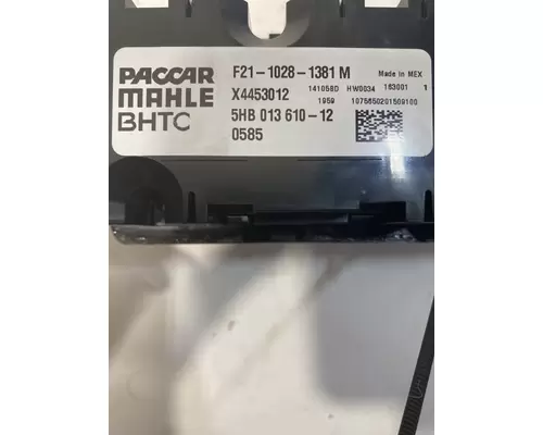 KENWORTH T880 Heater or Air Conditioner Parts, Misc.