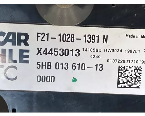 KENWORTH T880 Heater or Air Conditioner Parts, Misc.