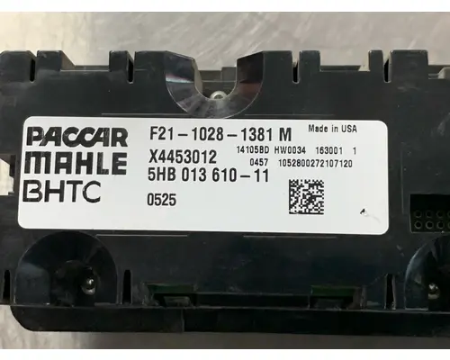 KENWORTH T880 Temperature Control