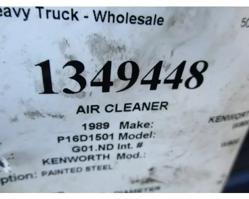 KENWORTH W900 AIR CLEANER