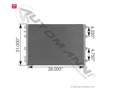 KENWORTH W900 Air Conditioner Condenser