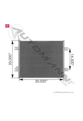 KENWORTH W900 Air Conditioner Condenser